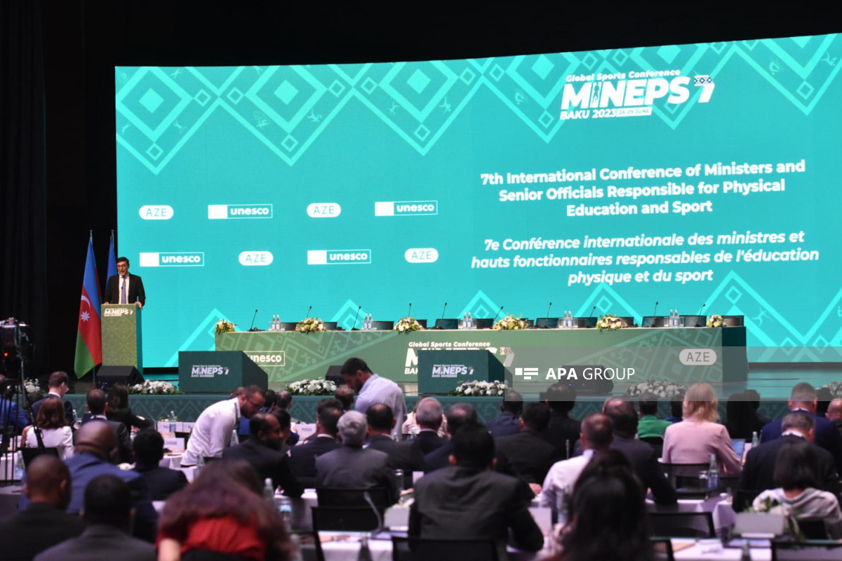 Bakıda MINEPS VII Beynəlxalq Konfransının rəsmi açılışı olub - FOTO 