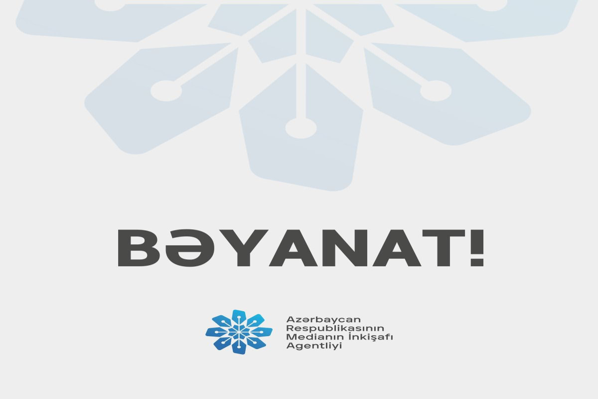 MEDİA AzTV əməkdaşlarının Fransada təzyiqə məruz qalmaları ilə bağlı bəyanat yayıb