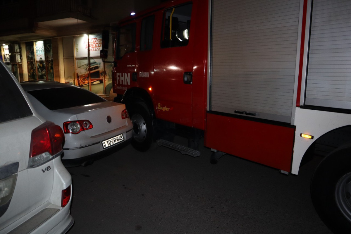 Fövqəladə Hallar Nazirliyi şərti yanğın təlimi keçirib - FOTO  - VİDEO 