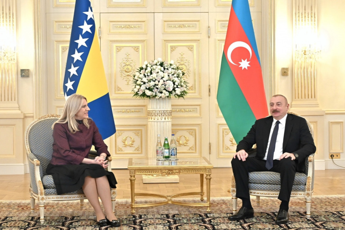 Prezident Bosniya və Herseqovinanın Rəyasət Heyətinin Sədri ilə görüşüb - YENİLƏNİB 