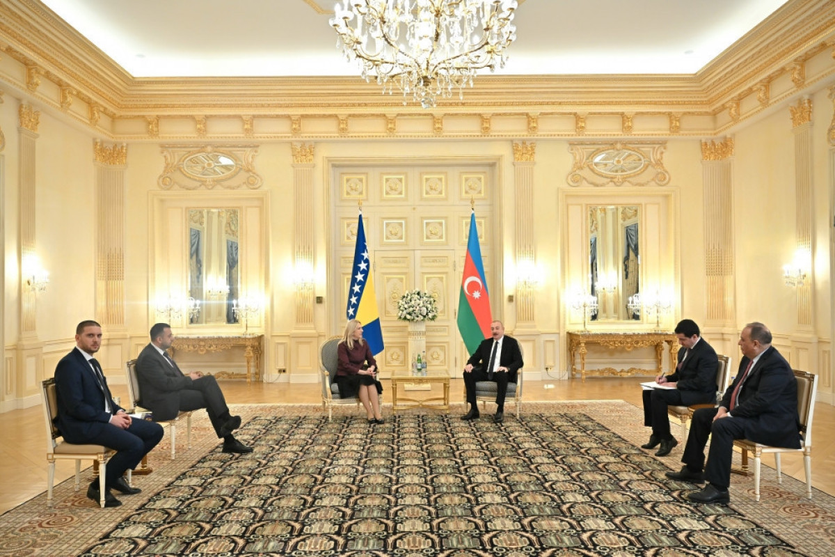 Президент встретился с Председателем Президиума Боснии и Герцеговины-ОБНОВЛЕНО 