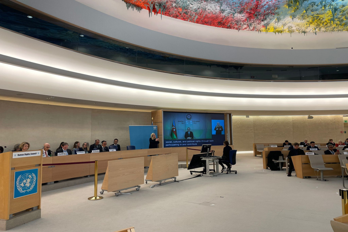 Azerbaijani FM online addressed to 52nd session of the UN Human Rights Council