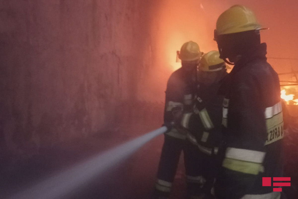 Tovuzda yanğın olub, 1 nəfər tüstüdən zəhərlənib
