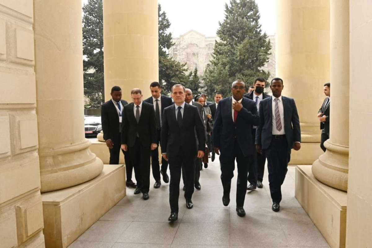 Azərbaycan və Efiopiya XİN rəhbərləri görüşüb