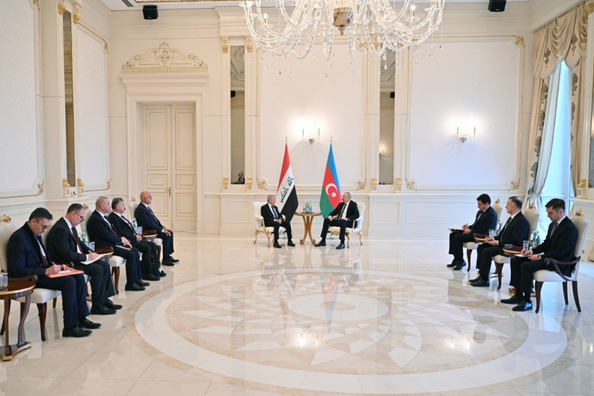 President Ilham Aliyev met with President of Iraq Abdullatif Jamal Rashid -UPDATED 