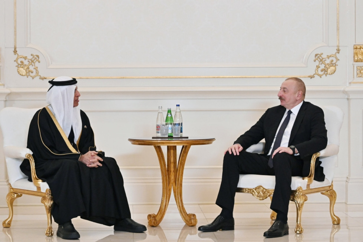 President Ilham Aliyev received member of Federal Supreme Council of United Arab Emirates