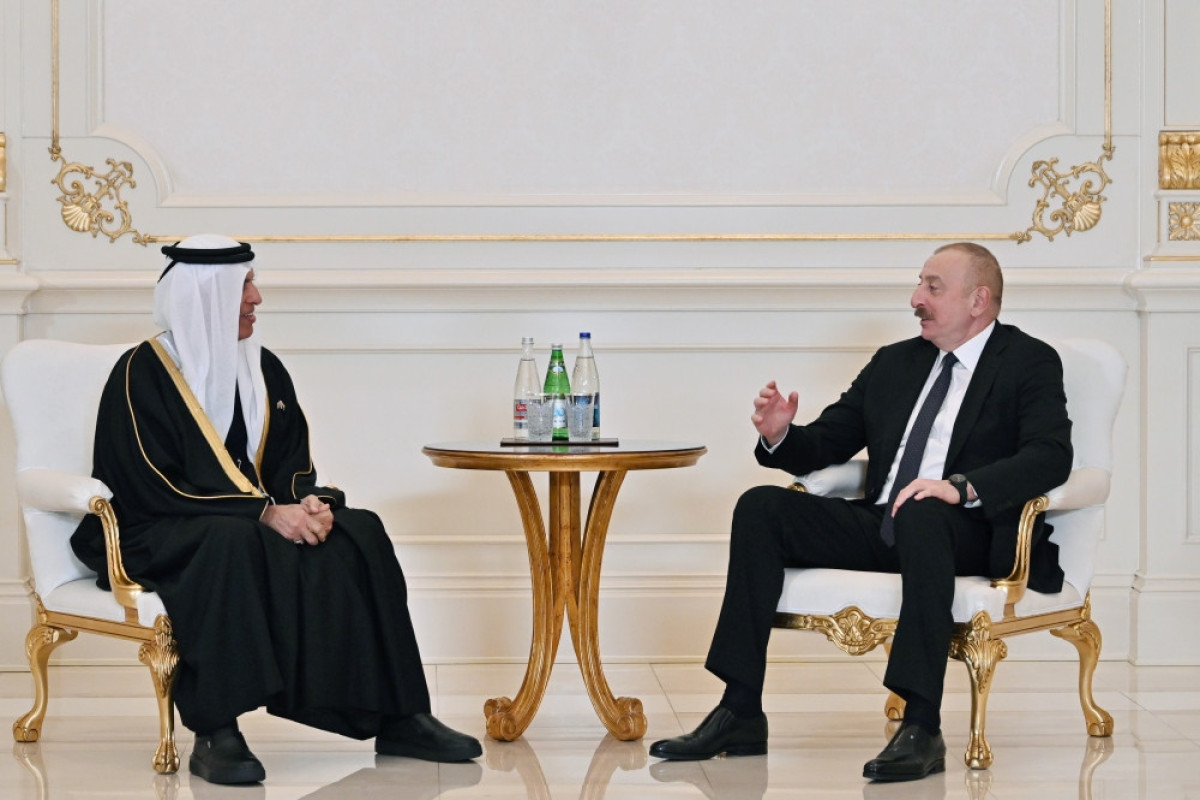 President Ilham Aliyev received member of Federal Supreme Council of United Arab Emirates