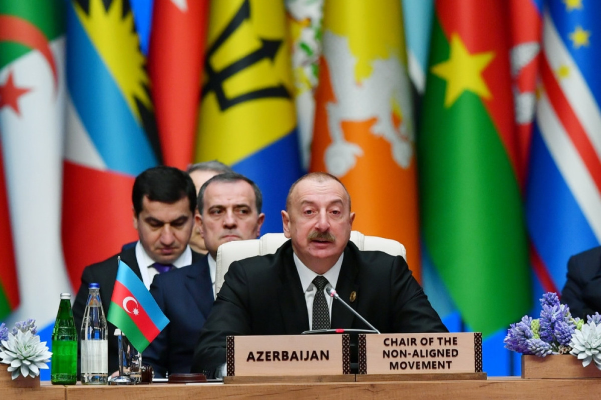 В Баку прошел саммит Движения неприсоединения, в саммите принял участие Президент Ильхам Алиев-ВИДЕО -ОБНОВЛЕНО-3 