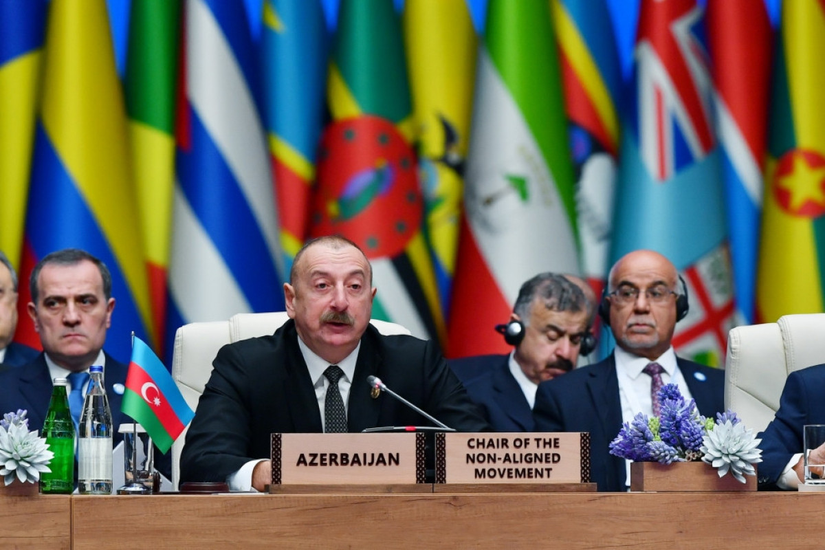 Summit-level Meeting of NaM Contact Group in response to COVID-19 on post-pandemic global recovery kicks off in Baku President of Azerbaijan is attending the Summit-Level Meeting -UPDATED-3 