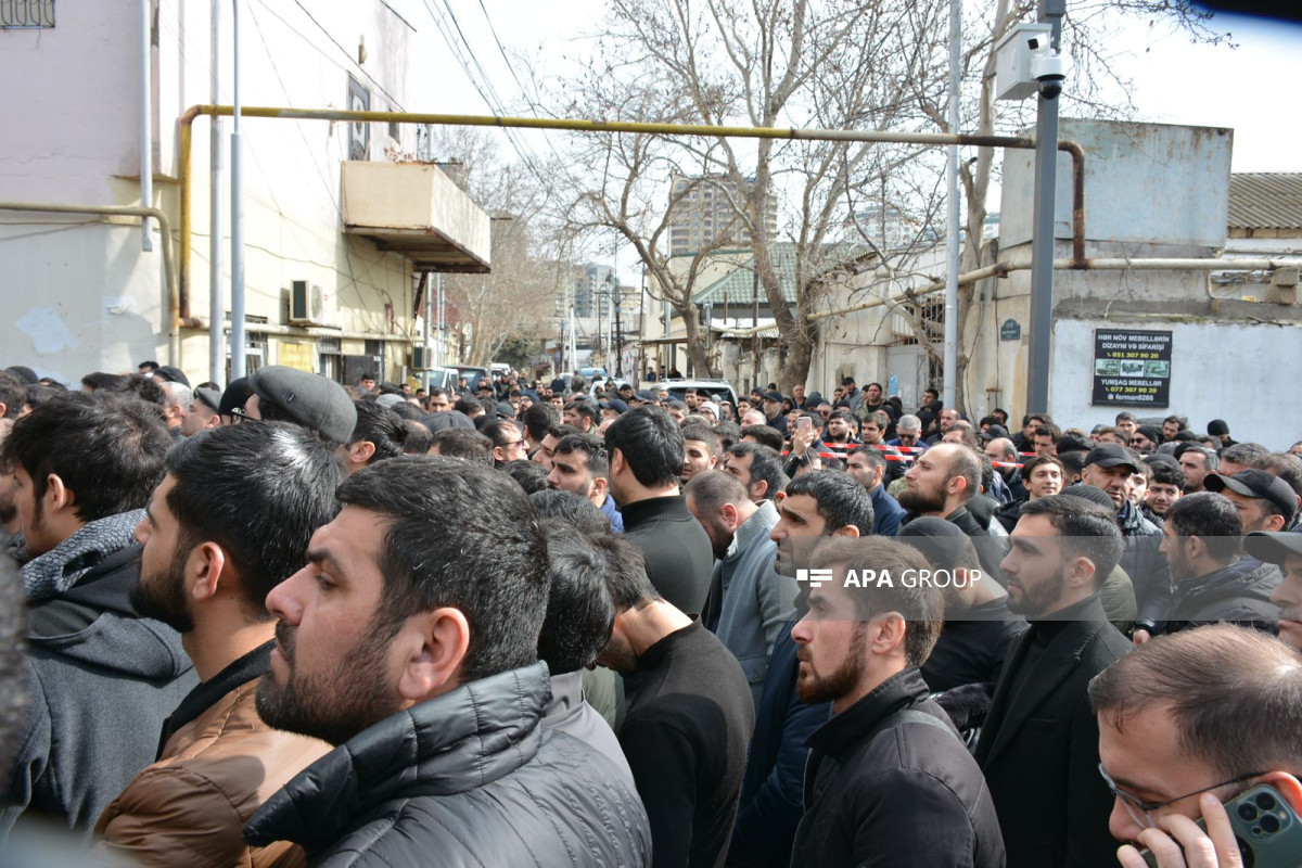 Hacı Şahinlə vida mərasimi keçirilir - FOTO 