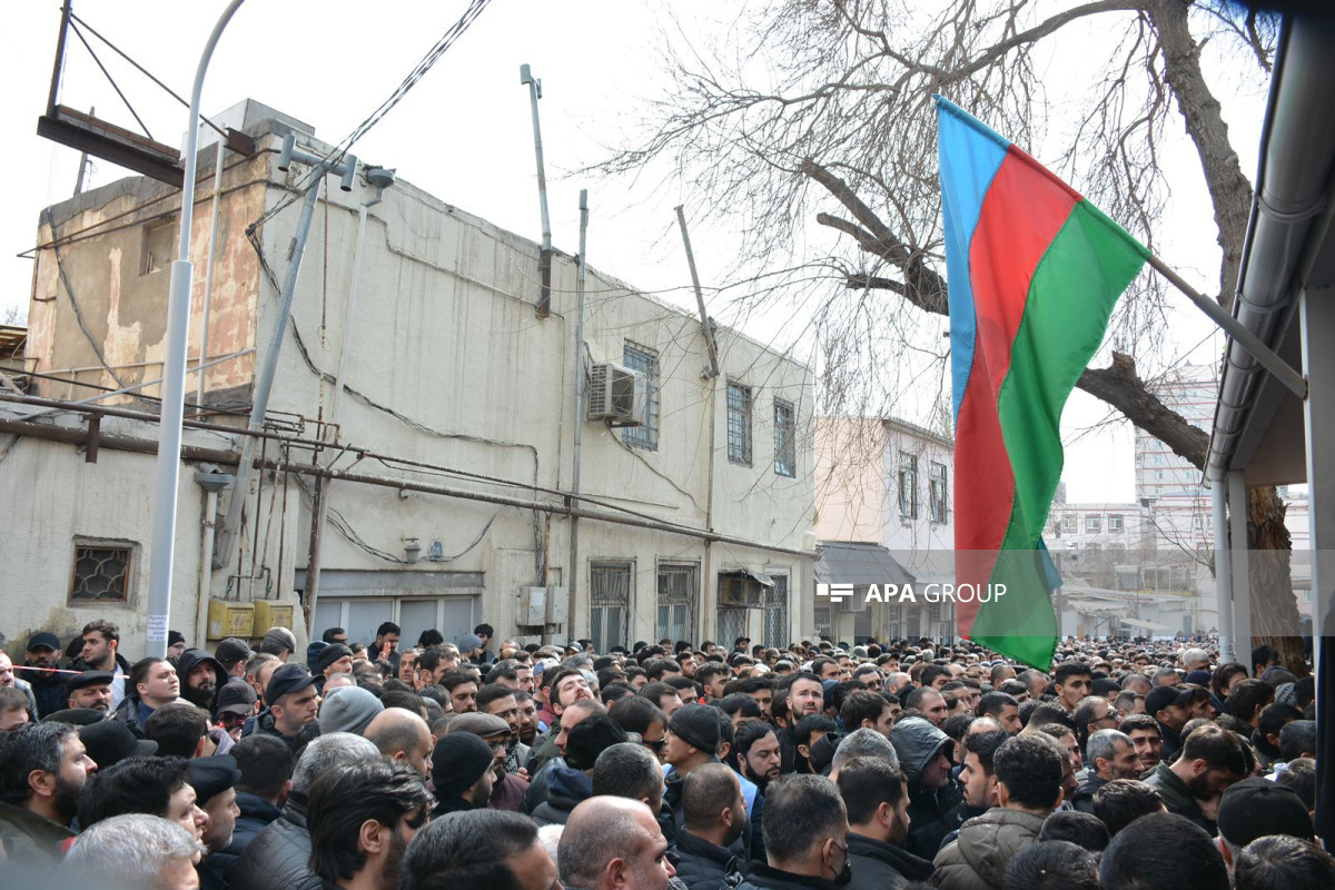 Hacı Şahinlə vida mərasimi keçirilir - FOTO 