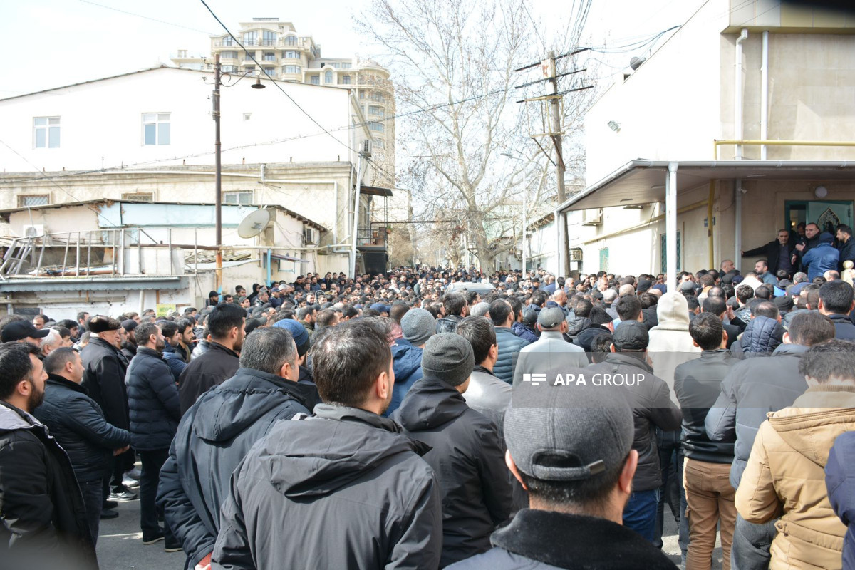 Hacı Şahinlə vida mərasimi keçirilir - FOTO 