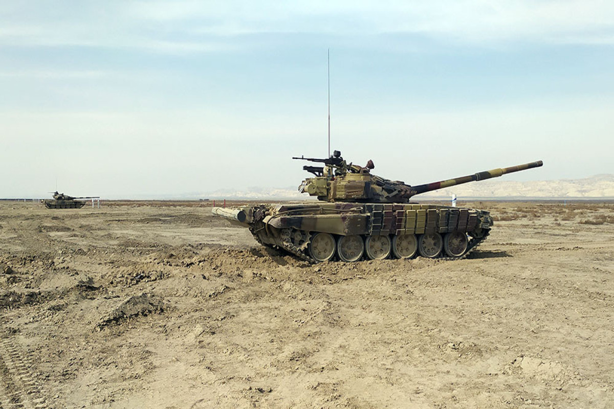 Проверена боеготовность танковых подразделений азербайджанской армии