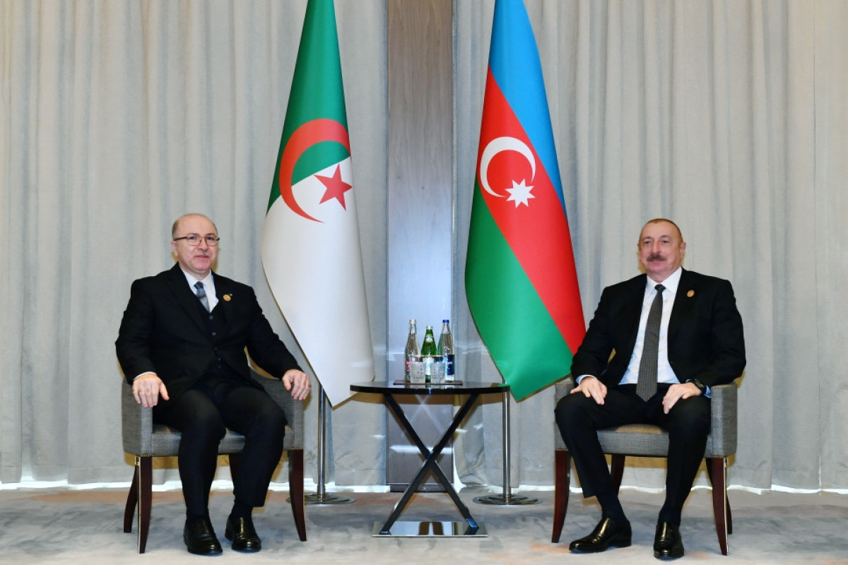 Президент Азербайджана встретился с  премьер-министром Алжира