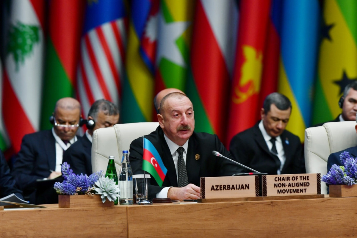 President of Azerbaijan: NAM should actively participate in reshaping the new world order