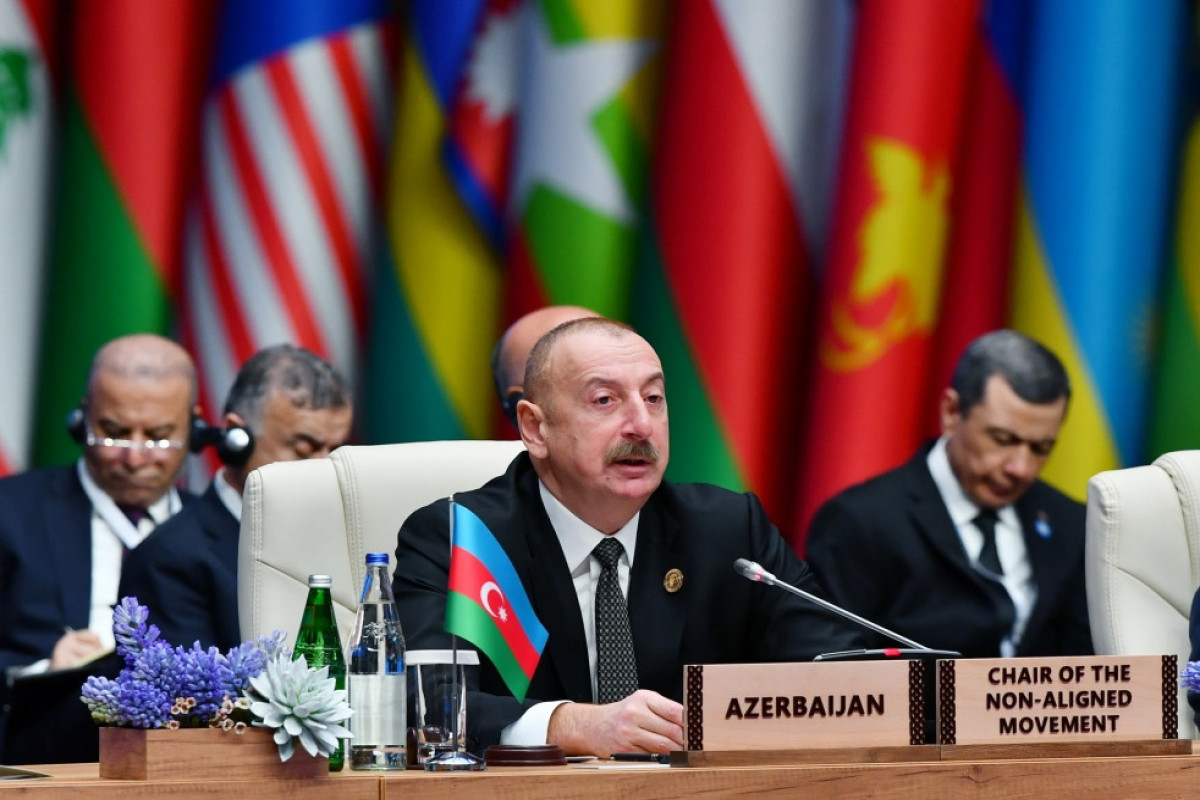 President Ilham Aliyev thanks NAM countries for supporting just position of Azerbaijan
