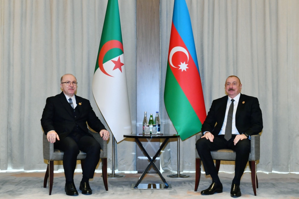 Айман Бенабдеррахман, Президент Ильхам Алиев