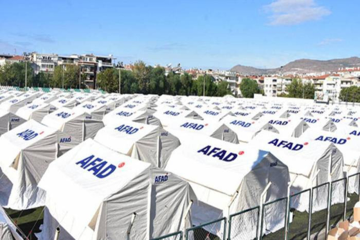 332 tent cities established in the earthquake area - Turkish Disaster Management Authority