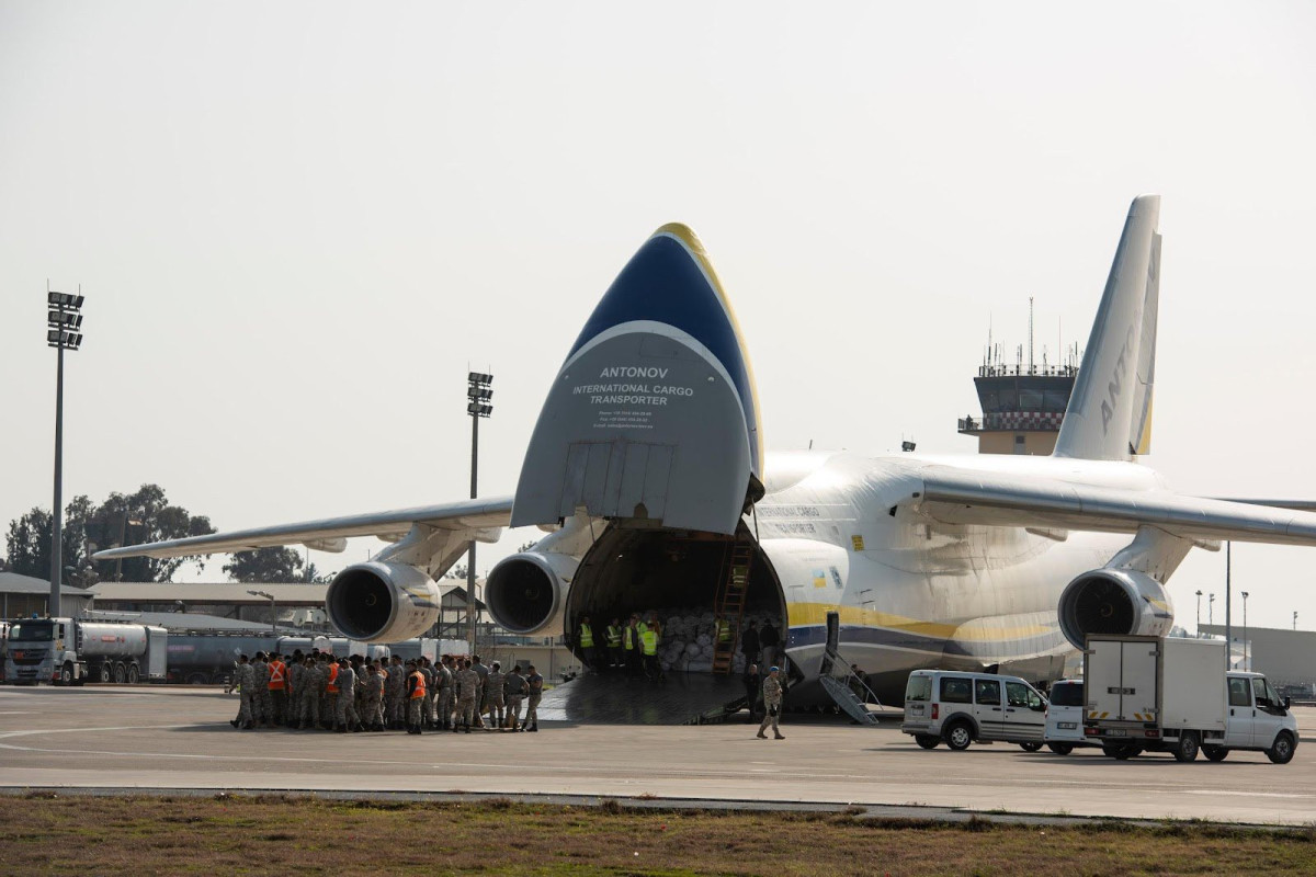 Humanitarian aid was delivered to Turkiye by Ukrainian aircraft-PHOTO 