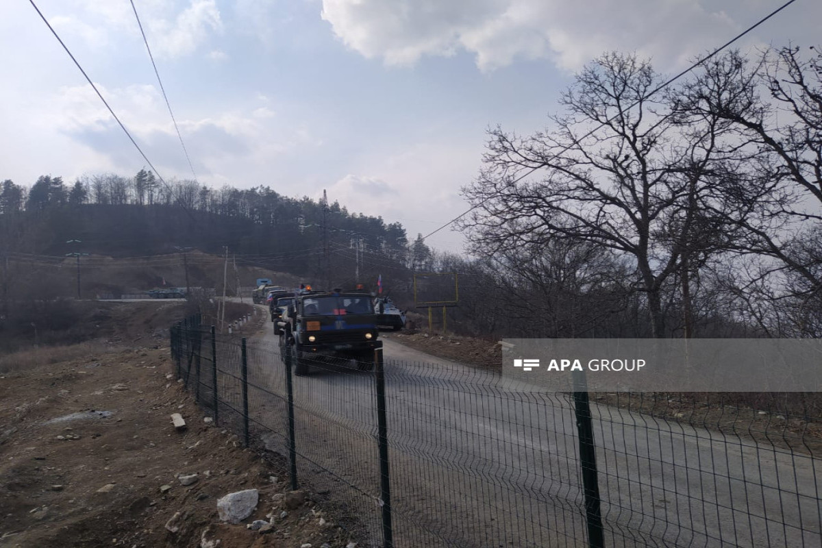 Laçın-Xankəndi yolundan gün ərzində RSK-nın 79 maşını keçib - FOTO  - YENİLƏNİB-3 