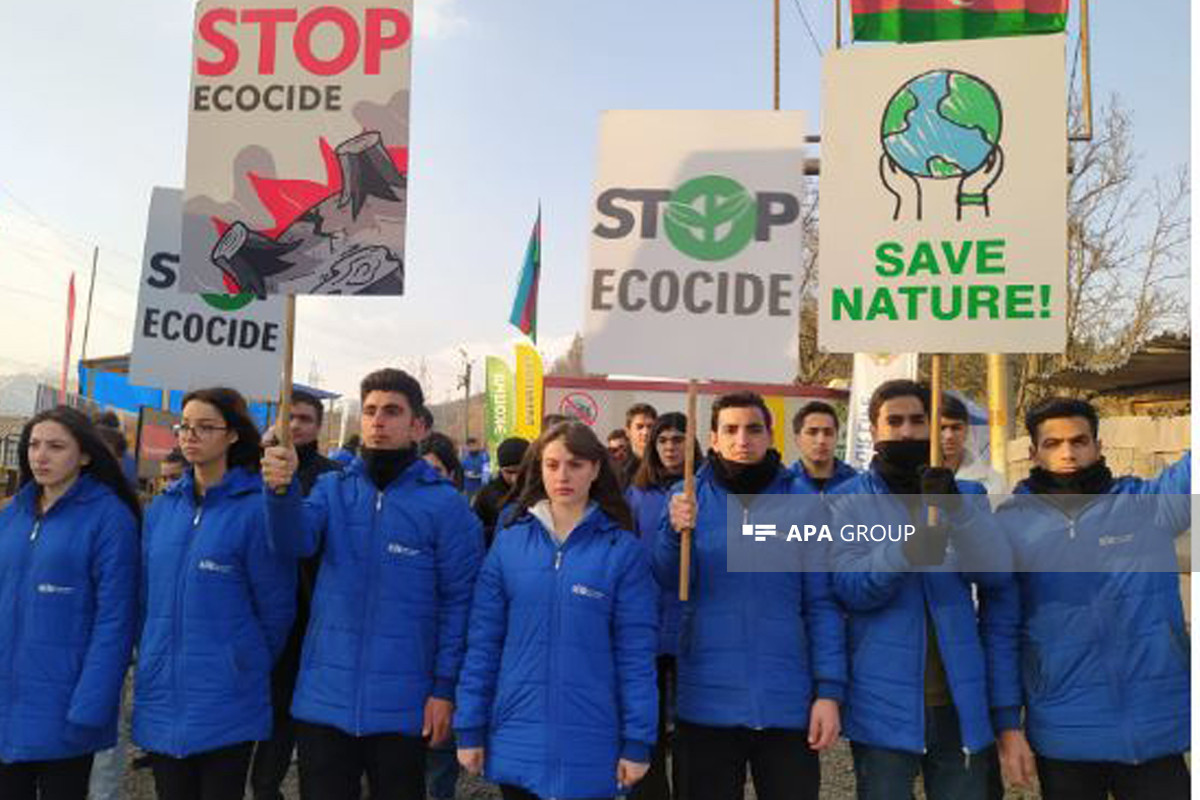 Peaceful protests of Azerbaijani eco-activists on Lachin–Khankandi road enter 83rd day
