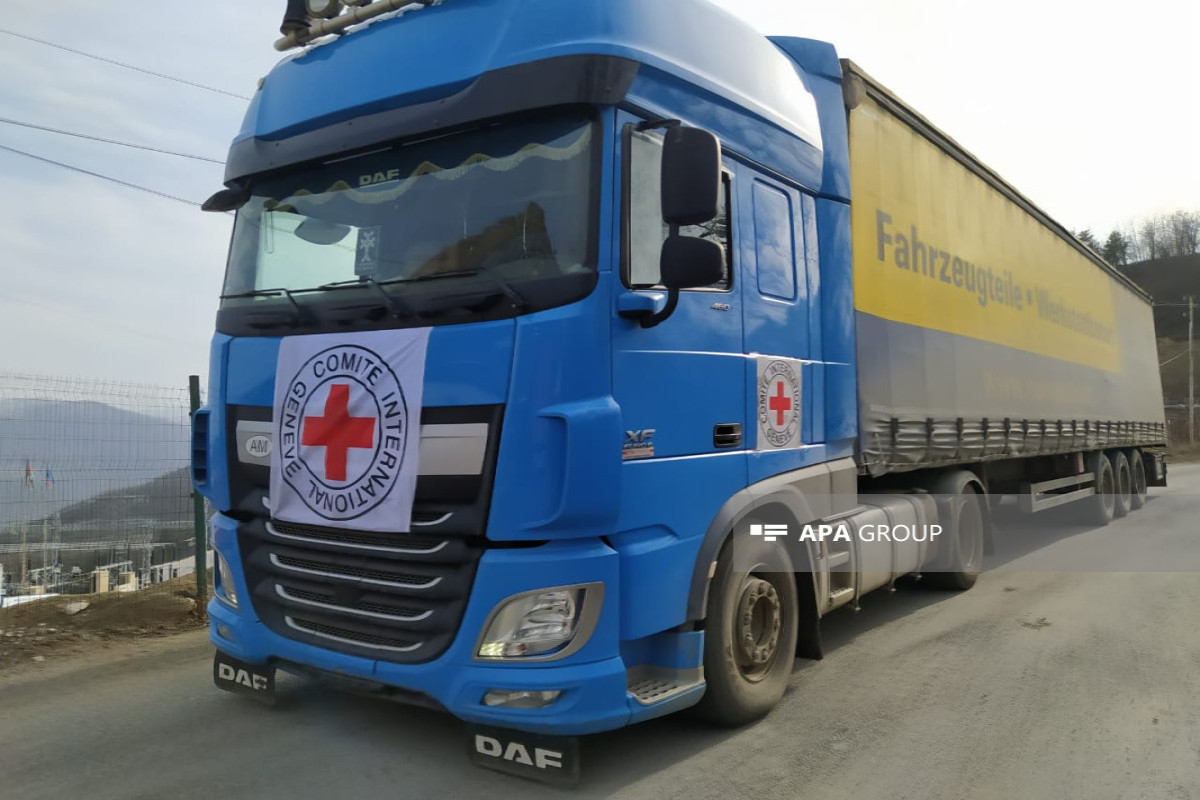 7 vehicles of ICRC unimpededly passed through Azerbaijan