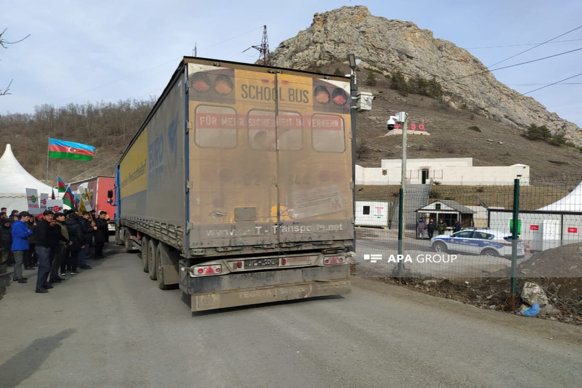 7 vehicles of ICRC unimpededly passed through Azerbaijan's Lachin-Khankandi road-UPDATED -PHOTO -VIDEO 