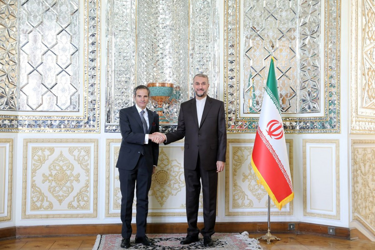 IAEA chief meets Iranian FM in Tehran