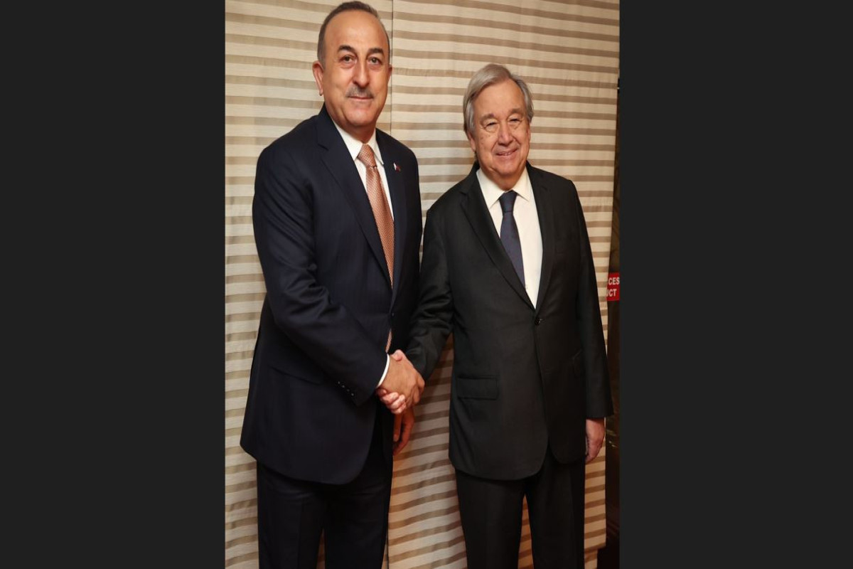 Çavuşoğlu zəlzələdə dəstəyə görə BMT baş katibinə təşəkkür edib