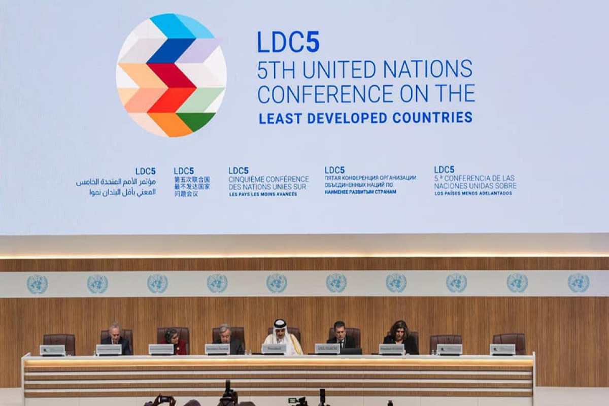 Джейхун Байрамов принимает участие в открытии Конференции ООН по наименее развитым странам в Катаре