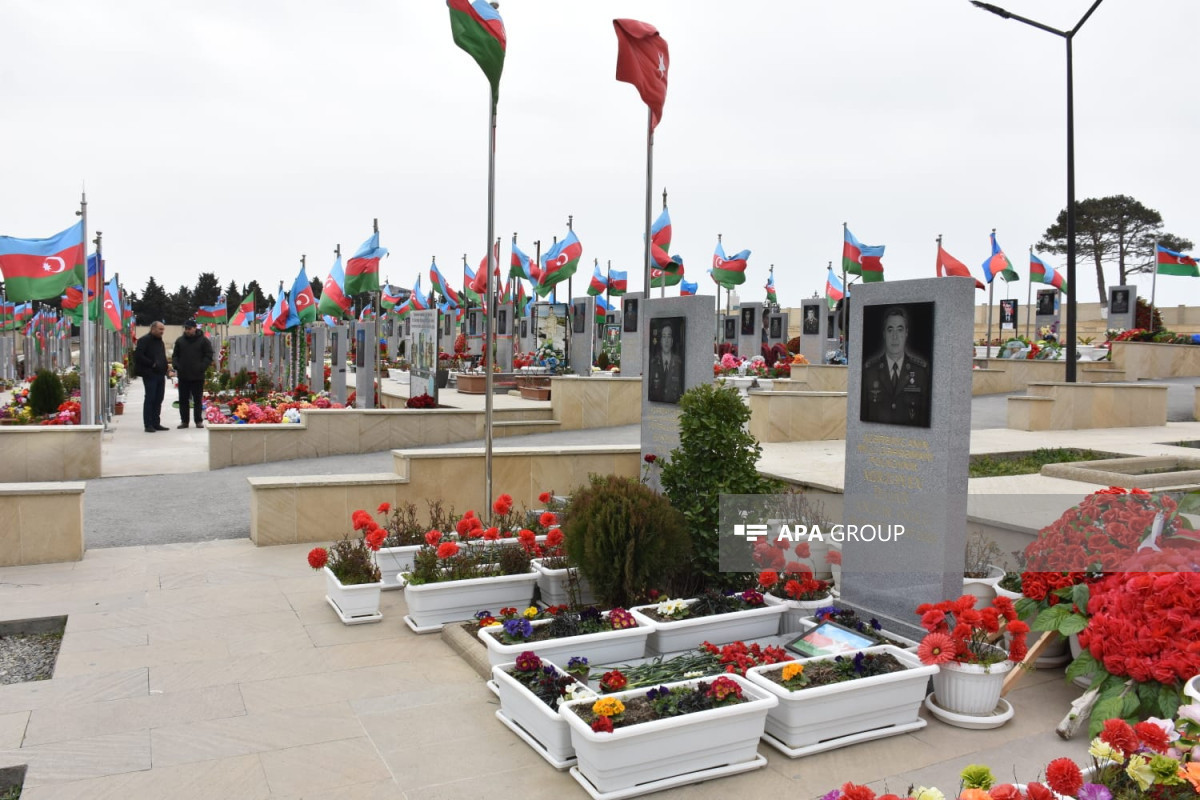 Погибший вчера военнослужащий азербайджанской армии похоронен на II Аллее шехидов-ОБНОВЛЕНО-1 -ФОТО 