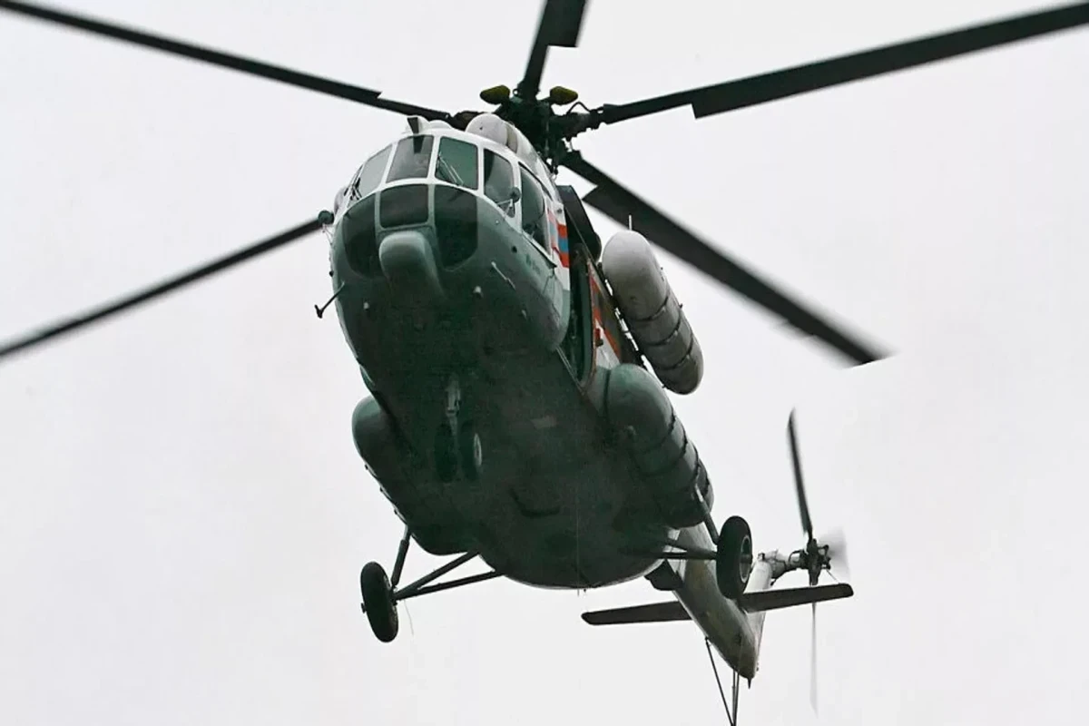 В России вертолет Ми-8 совершил аварийную посадку