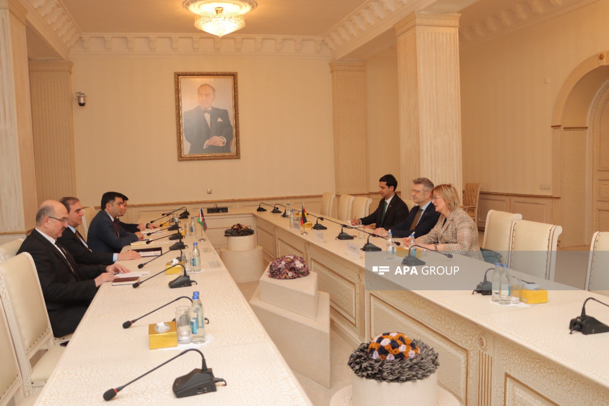 Niyazi Bayramov Almaniya səfiri ilə görüşüb
