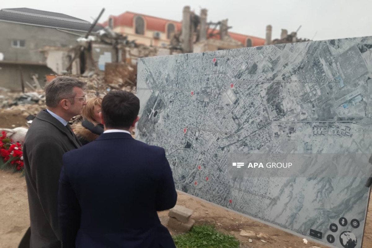 German Ambassador to Azerbaijan: "Images of the war ruins in Ganja are still shocking"-PHOTO 