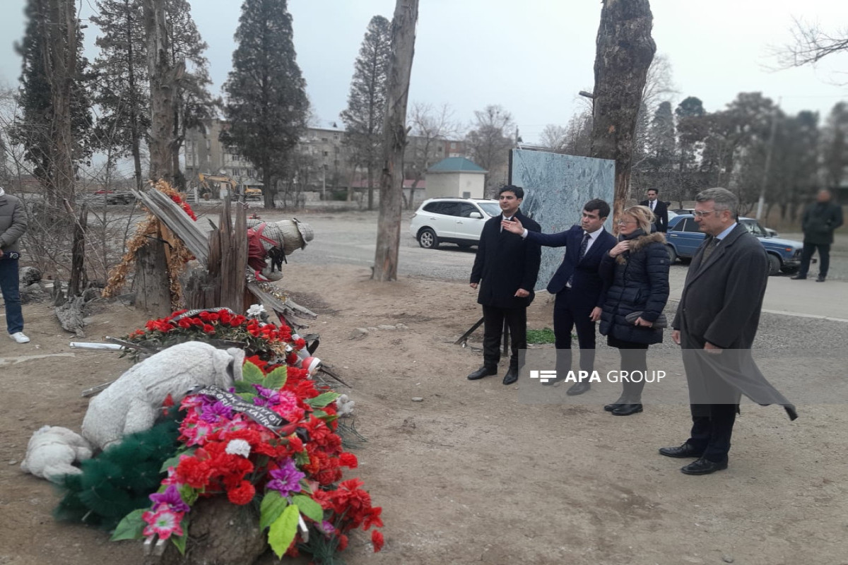 German Ambassador to Azerbaijan: "Images of the war ruins in Ganja are still shocking"-PHOTO 