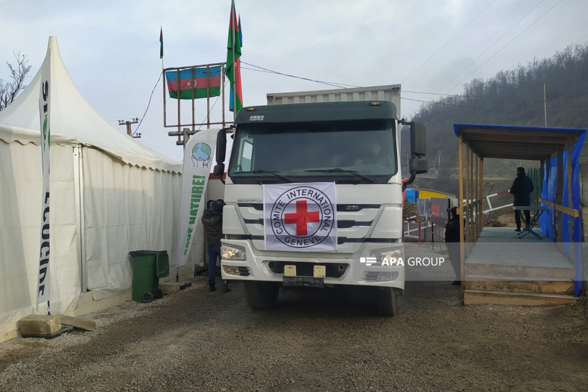 8 ICRC vehicles unimpededly passed through Azerbaijan's Lachin-Khankandi road-UPDATED 
