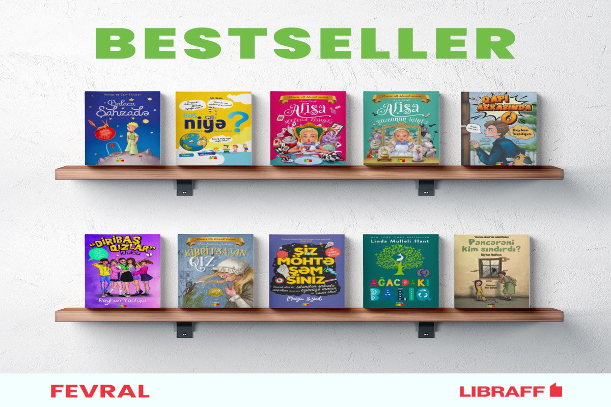 Fevral ayında ən çox satılan kitablar - “Libraff”ın bestsellerləri