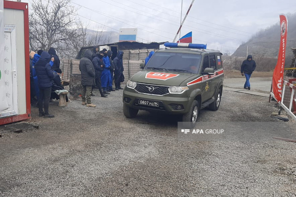 63 vehicles belonging to RPC unimpededly passed through Azerbaijan's Lachin-Khankandi road during the day-PHOTO -UPDATED-2 