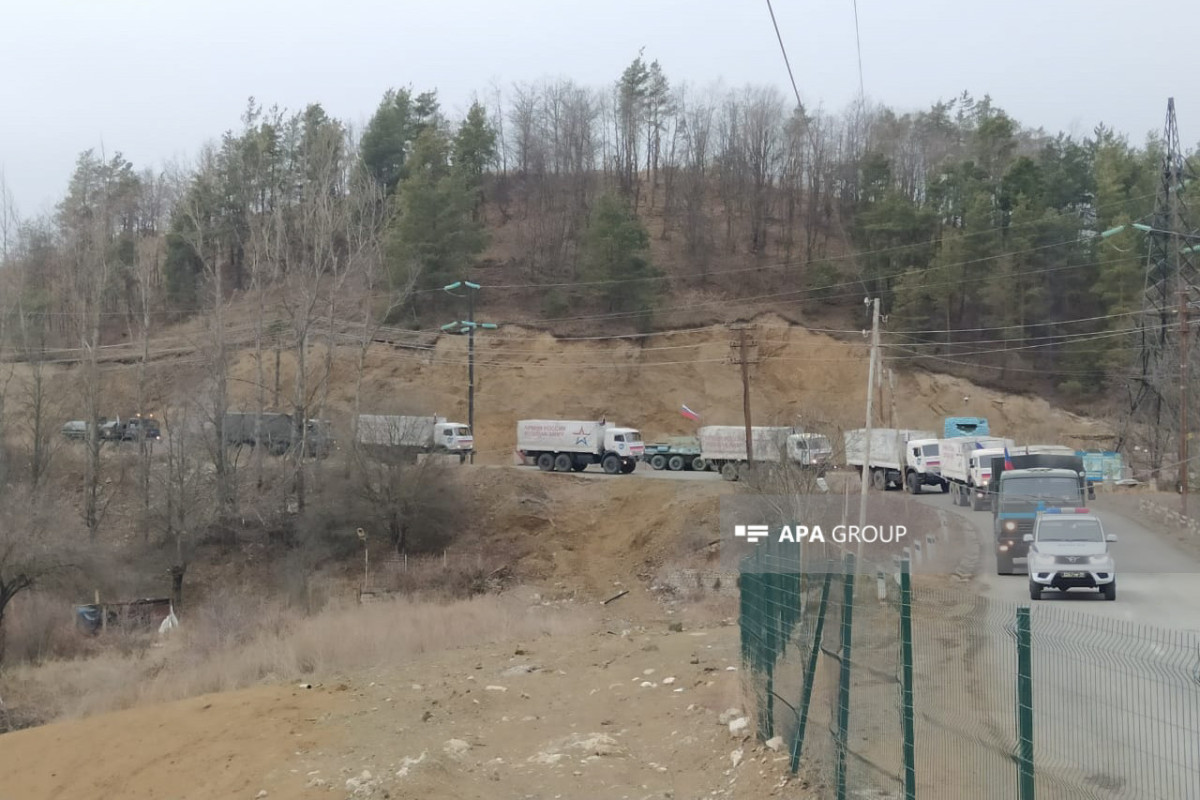 Laçın-Xankəndi yolundan gün ərzində RSK-nın 63 maşını keçib - FOTO  - YENİLƏNİB-2 