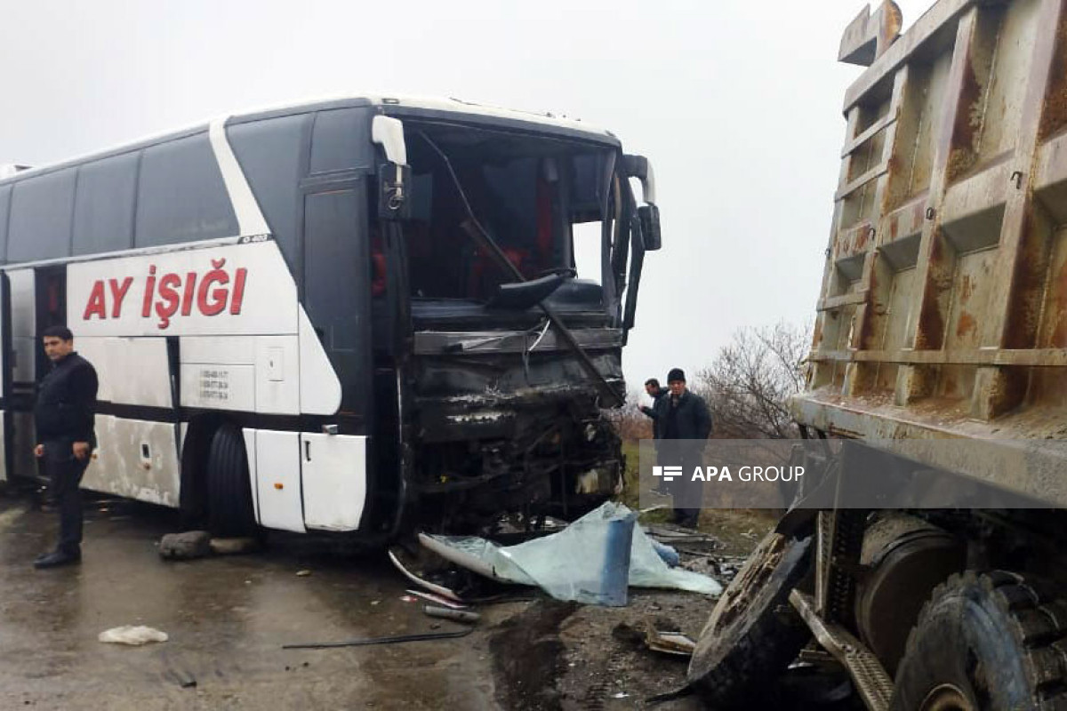Bus carrying Mingachevir football team crashed in Azerbaijan, 2 people injured -PHOTO 