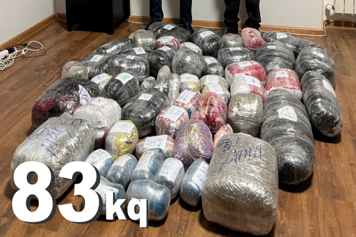 Azerbaijan detains group trying to smuggle 83 kg of narcotics from Iran