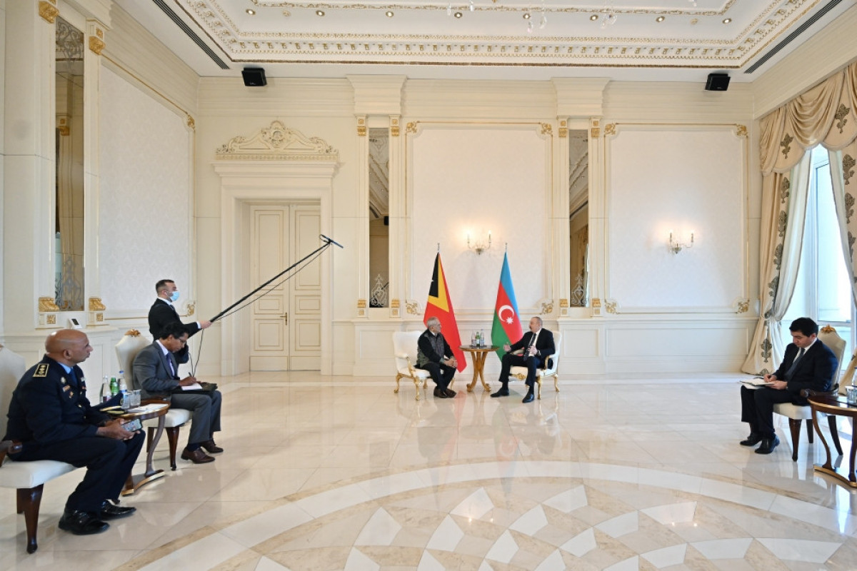 President of Azerbaijan Ilham Aliyev met with President of Timor-Leste José Ramos-Horta-UPDATED 
