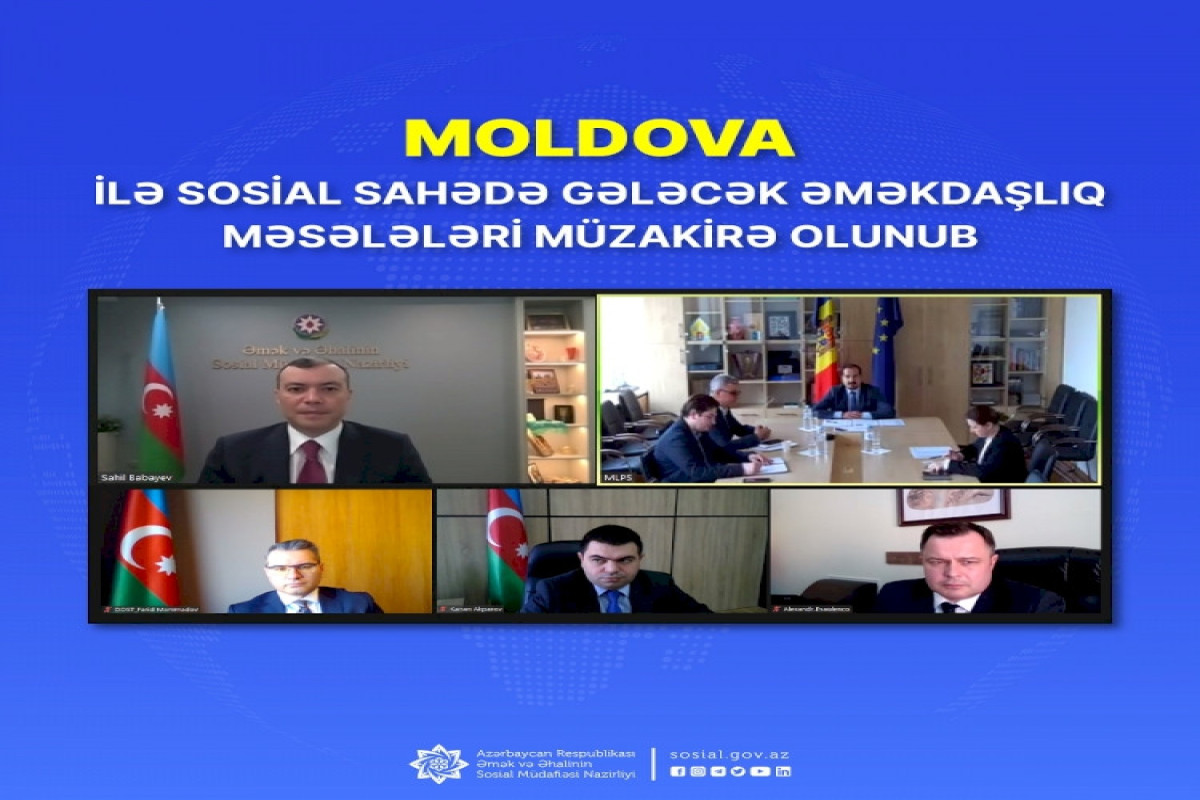 Moldova ilə sosial sahədə gələcək əməkdaşlıq məsələləri müzakirə olunub