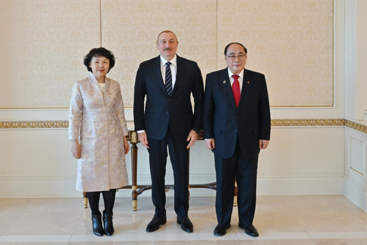 Президент Азербайджана принял специального представителя Китая по европейским вопросам-ФОТО -ОБНОВЛЕНО 