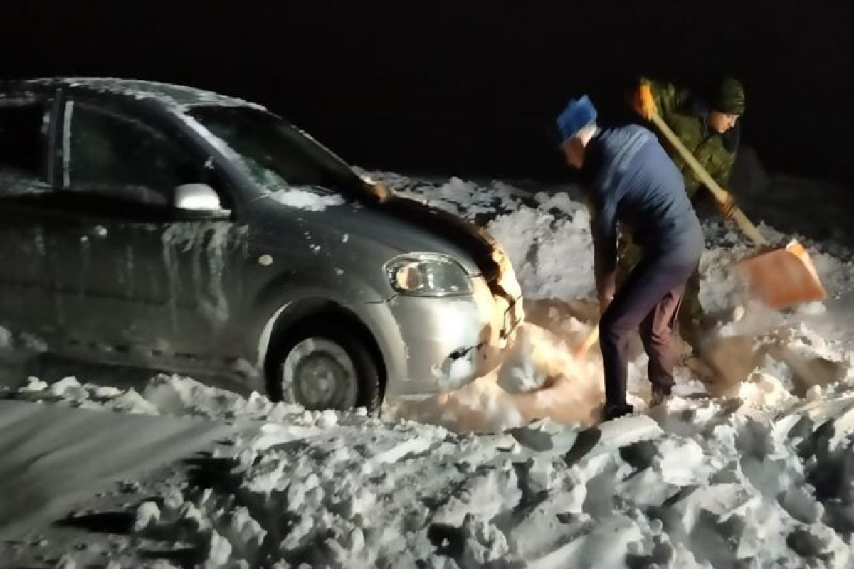 В Костанайской области Казахстана спасли из снежного плена 43 человека