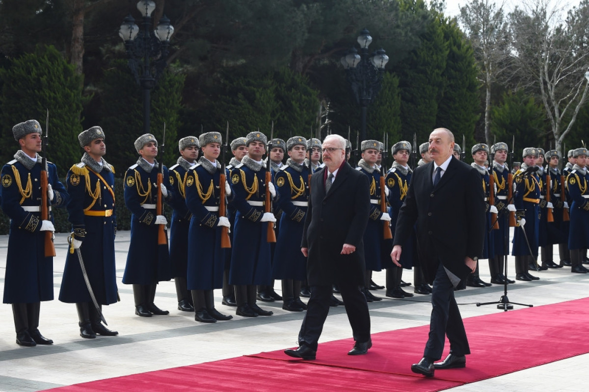 Official welcome ceremony was held for President of Latvia Egils Levits