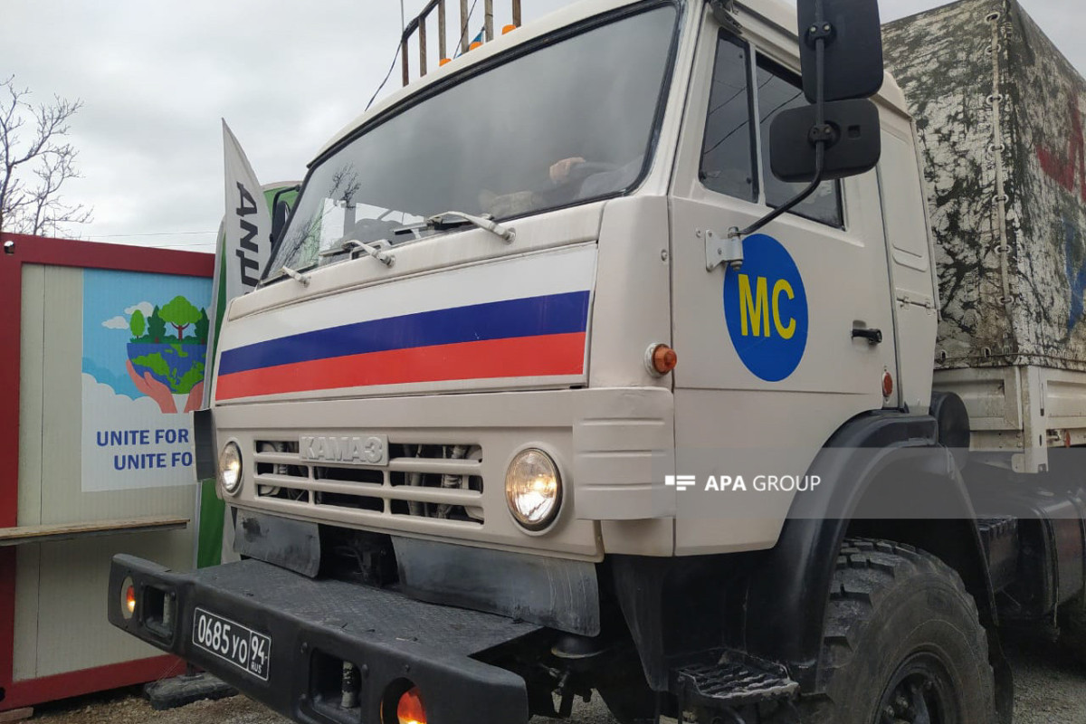 Convoy of vehicles belonging to RPC unimpededly passed through Azerbaijan's Lachin-Khankandi road-PHOTO -UPDATED 
