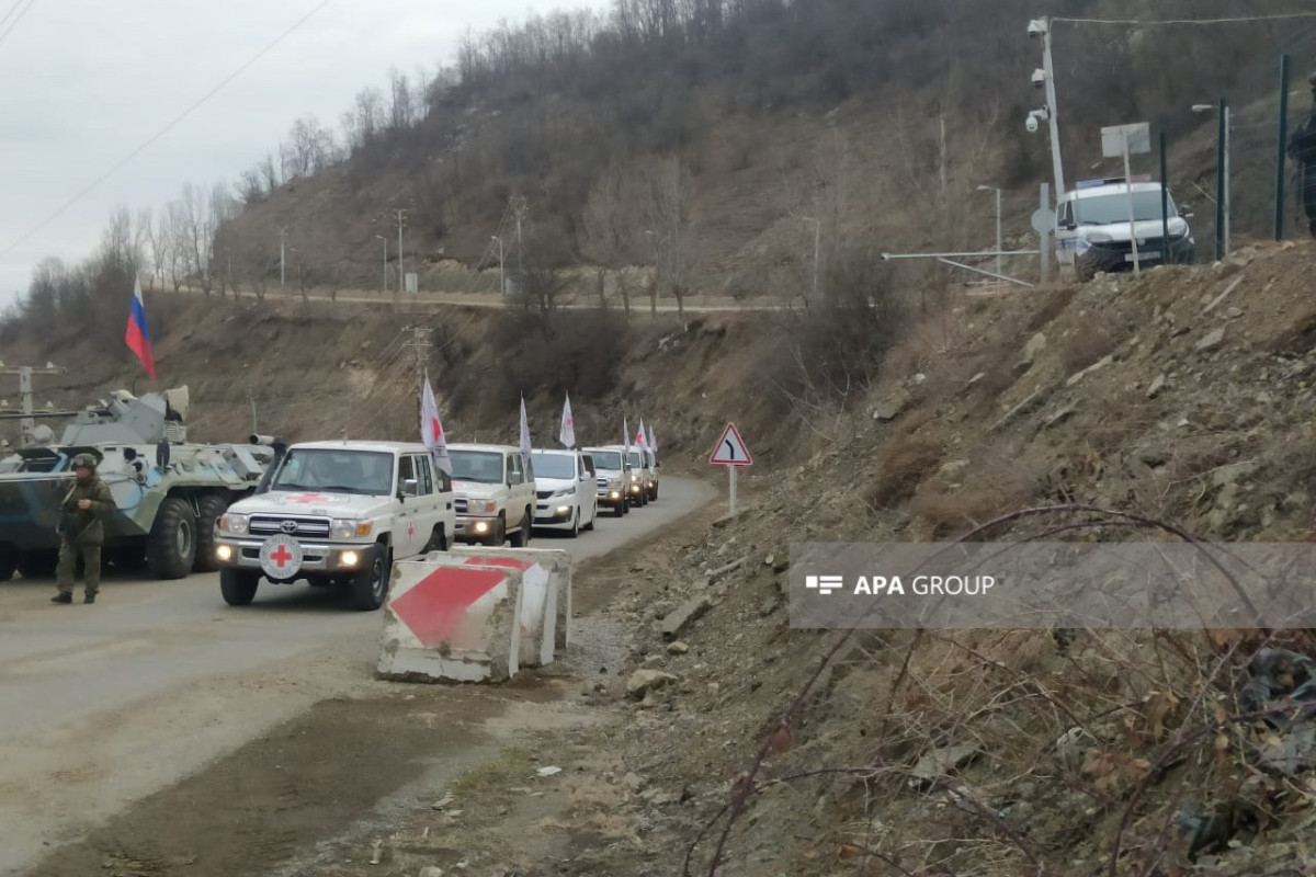 Vehicles of ICRC unimpededly passed through Azerbaijan's Lachin-Khankandi road-UPDATED 