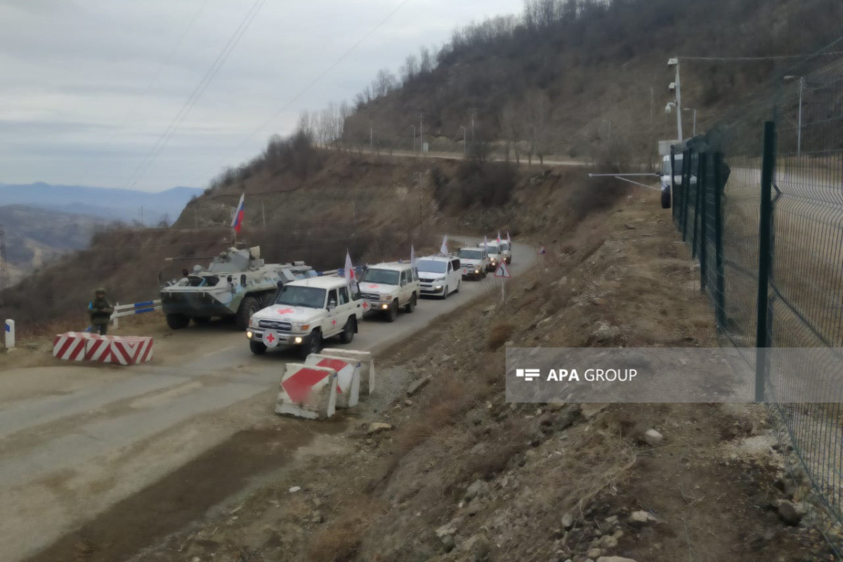 Vehicles of ICRC unimpededly passed through Azerbaijan's Lachin-Khankandi road-UPDATED 