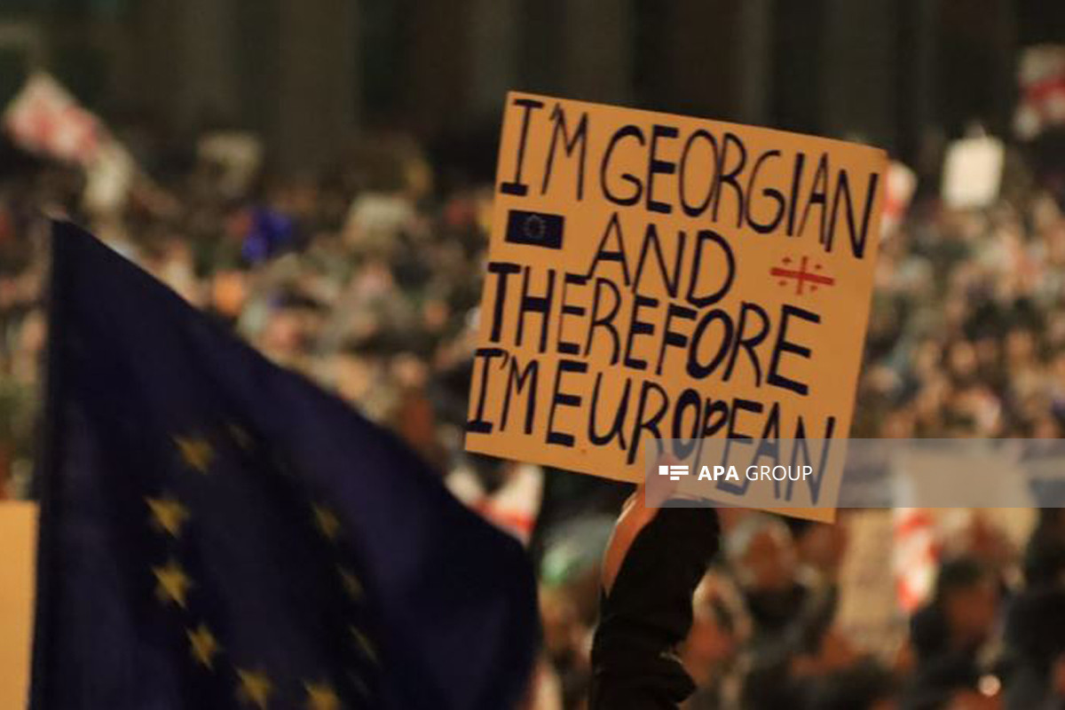 Масштаб акции протеста в Грузии расширяется-ФОТО -ОБНОВЛЕНО 